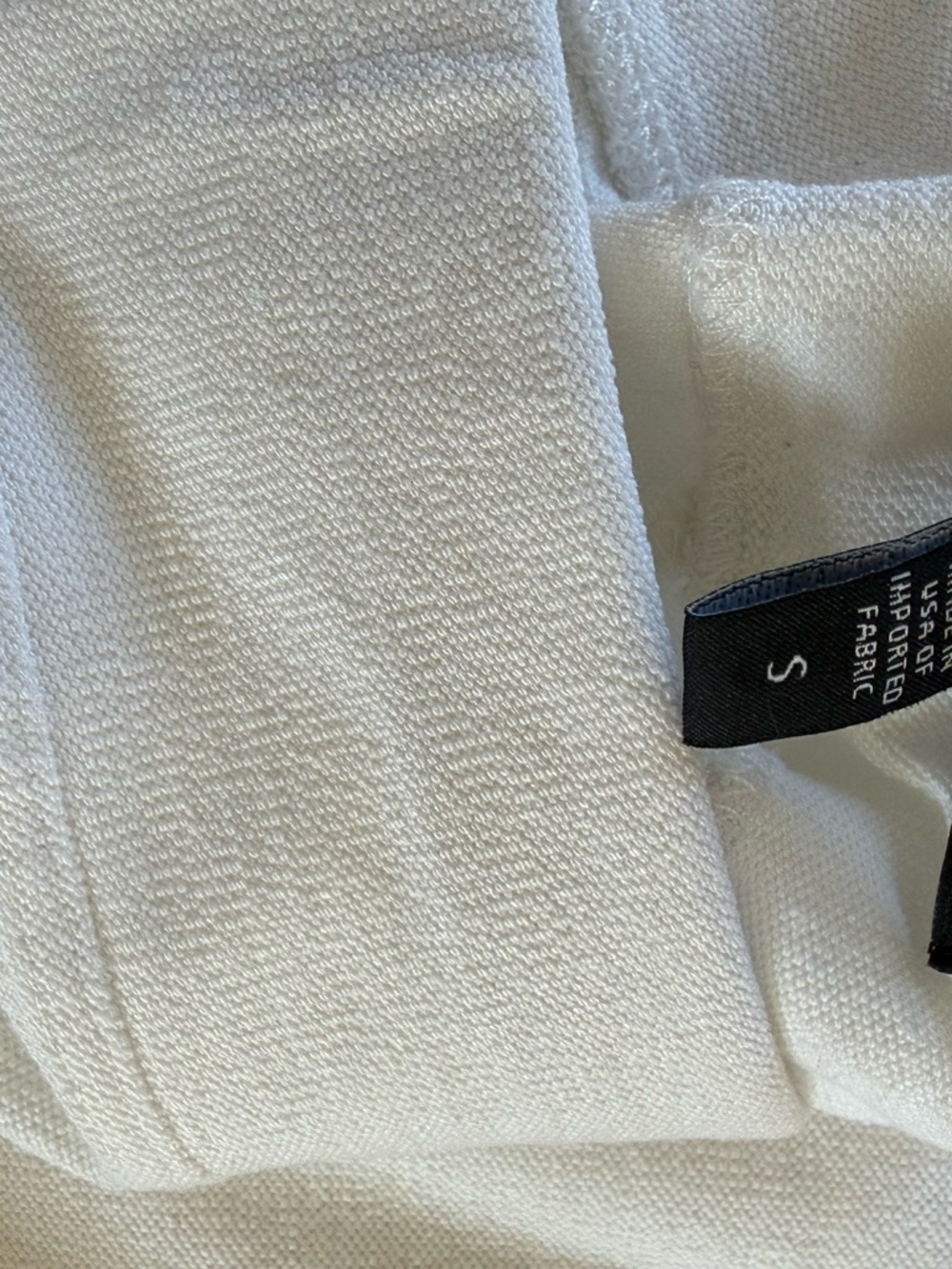 Eileen Fisher White Slim Cropped Ankle Pants - Picture 5 of 5
